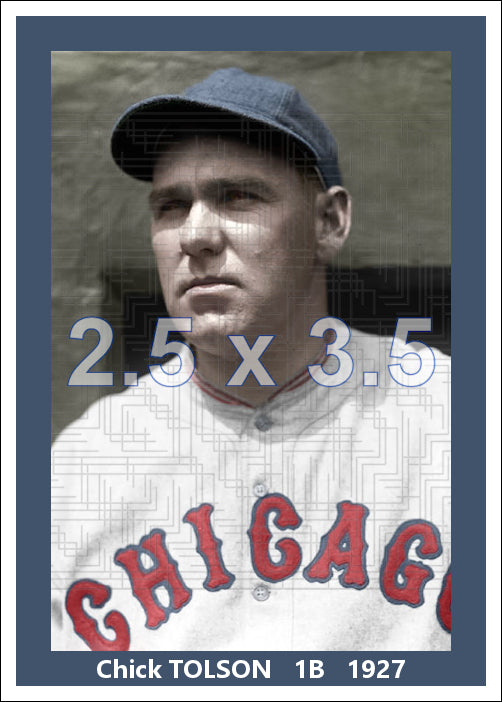 Chick Tolson - 1927 Chicago Cubs - choose a size & style