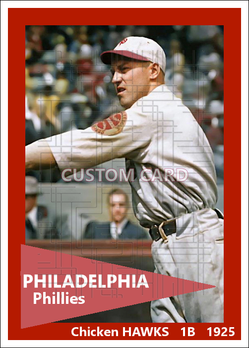 Chicken Hawks - 1925 Philadelphia Phillies - choose a size & style
