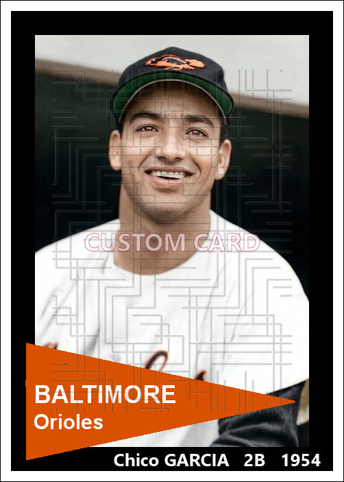 Chico Garcia - 1954 Baltimore Orioles - choose a size & style
