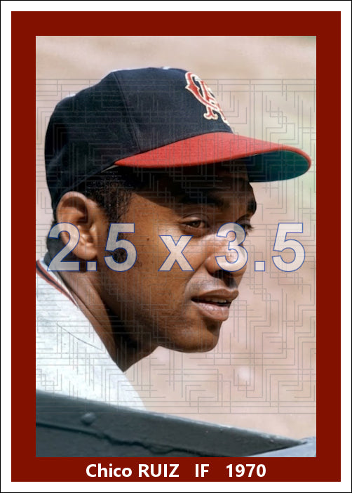 Chico Ruiz - 1970 California Angels - choose a size & style