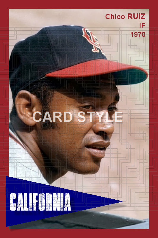 Chico Ruiz - 1970 California Angels - choose a size & style