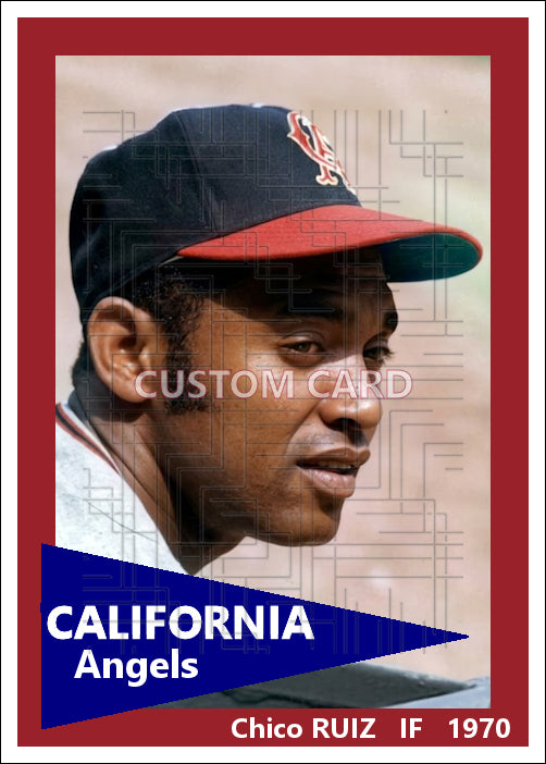 Chico Ruiz - 1970 California Angels - choose a size & style