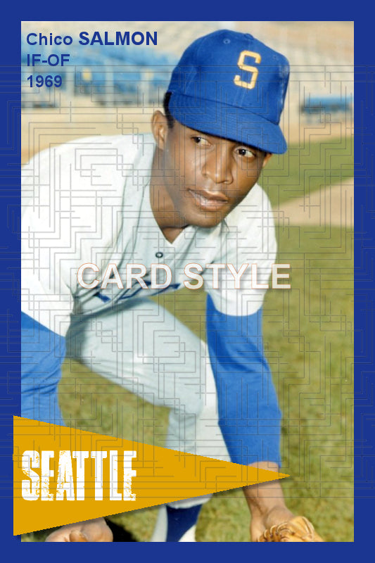 Chico Salmon - 1969 Seattle Pilots - choose a size & style