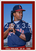 Chico Walker - 1988 California Angels - choose a size & style