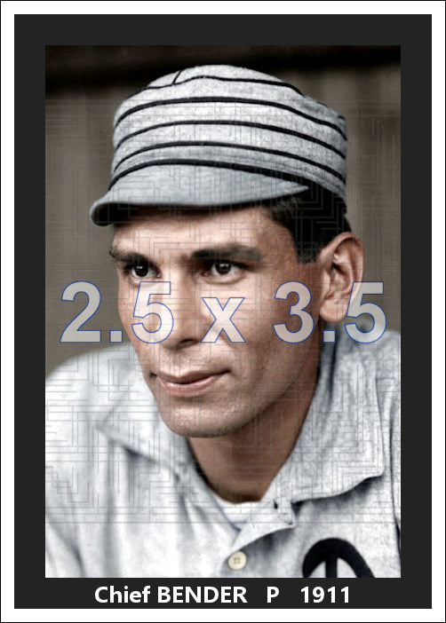 Chief Bender - 1911 Philadelphia Athletics - choose a size & style