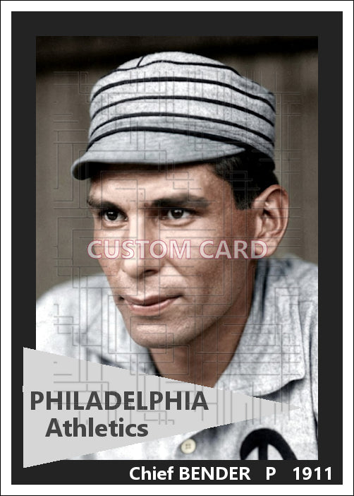 Chief Bender - 1911 Philadelphia Athletics - choose a size & style