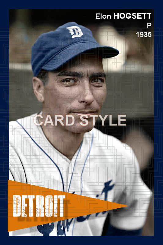Chief Hogsett - 1935 Detroit Tigers - pose B - choose a size & style