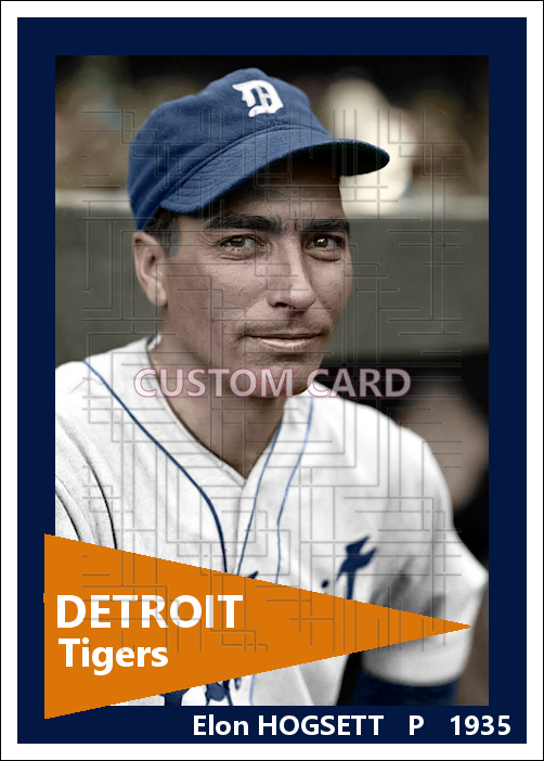 Chief Hogsett - 1935 Detroit Tigers - pose B - choose a size & style