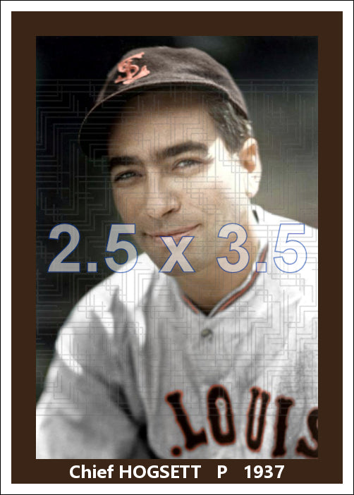 Chief Hogsett - 1937 St. Louis Browns - choose a size & style