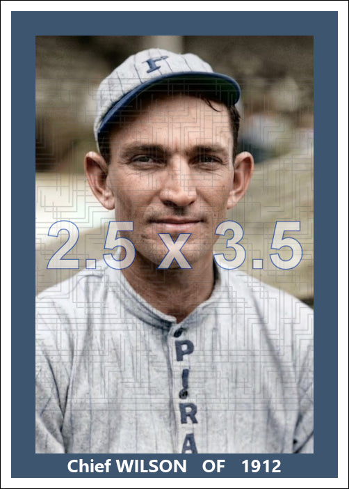 Chief Wilson - 1912 Pittsburgh Pirates - choose a size & style