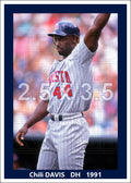 Chili Davis - 1991 Minnesota Twins - choose a size & style