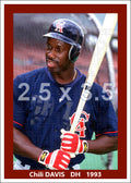 Chili Davis - 1993 California Angels - choose a size & style