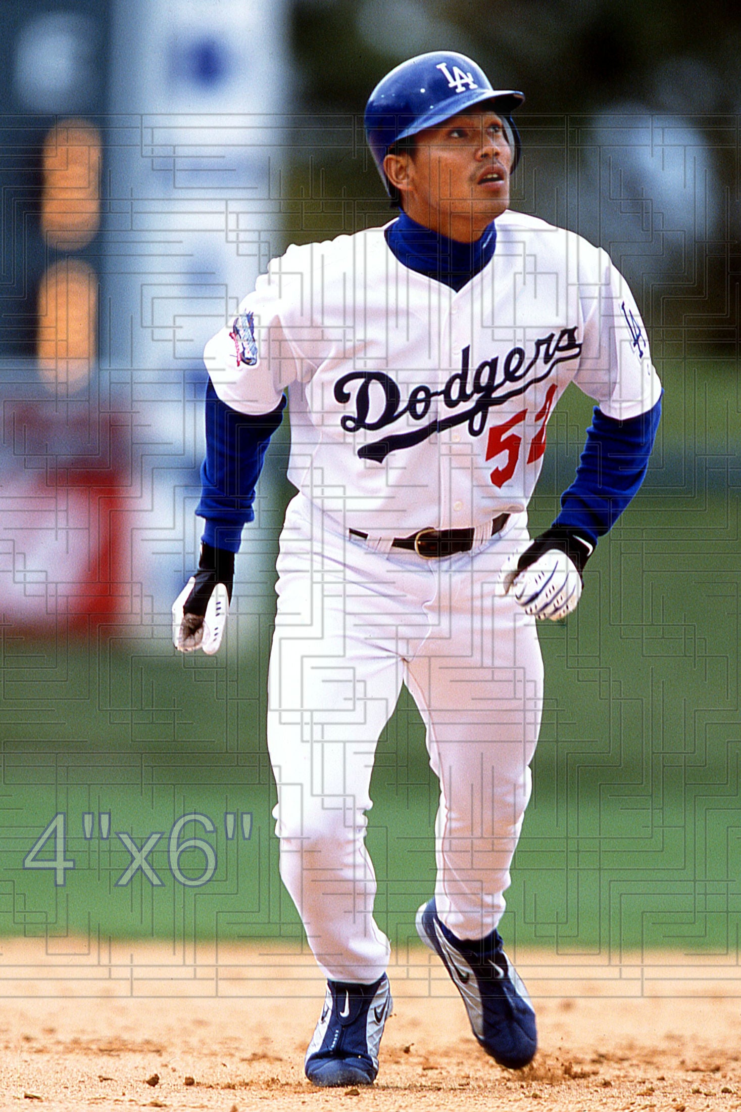 Chin-Feng Chen - 2002 Los Angeles Dodgers - pose A - choose a size & style