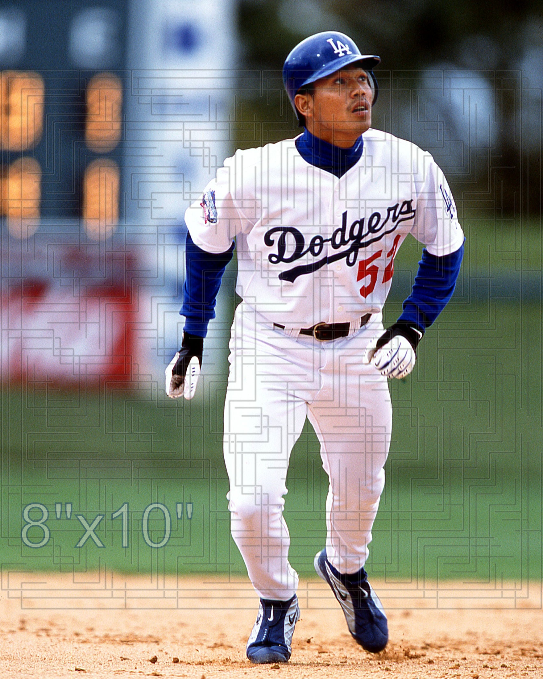 Chin-Feng Chen - 2002 Los Angeles Dodgers - pose A - choose a size & style
