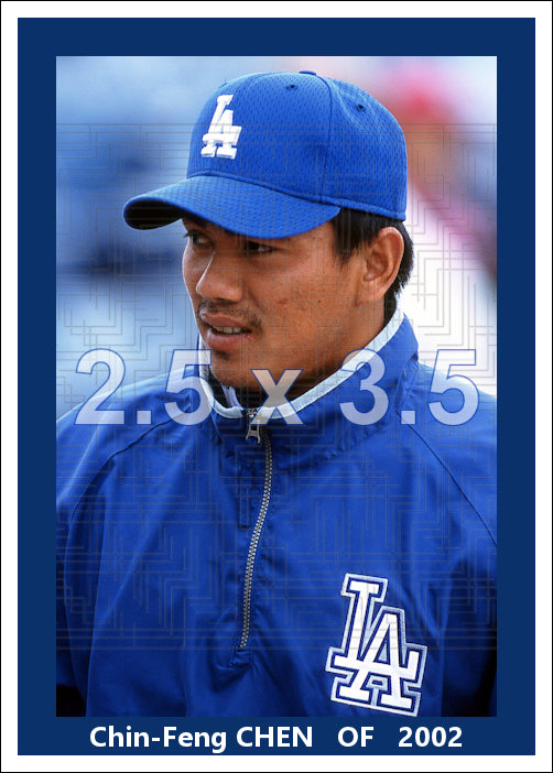 Chin-Feng Chen - 2002 Los Angeles Dodgers - pose B - choose a size & style