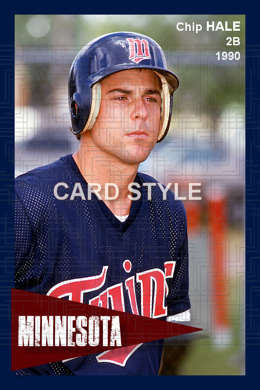 Chip Hale - 1990 Minnesota Twins - choose a size & style