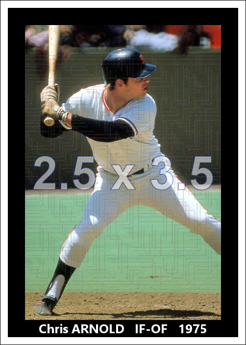 Chris Arnold - 1975 San Francisco Giants - choose a size & style