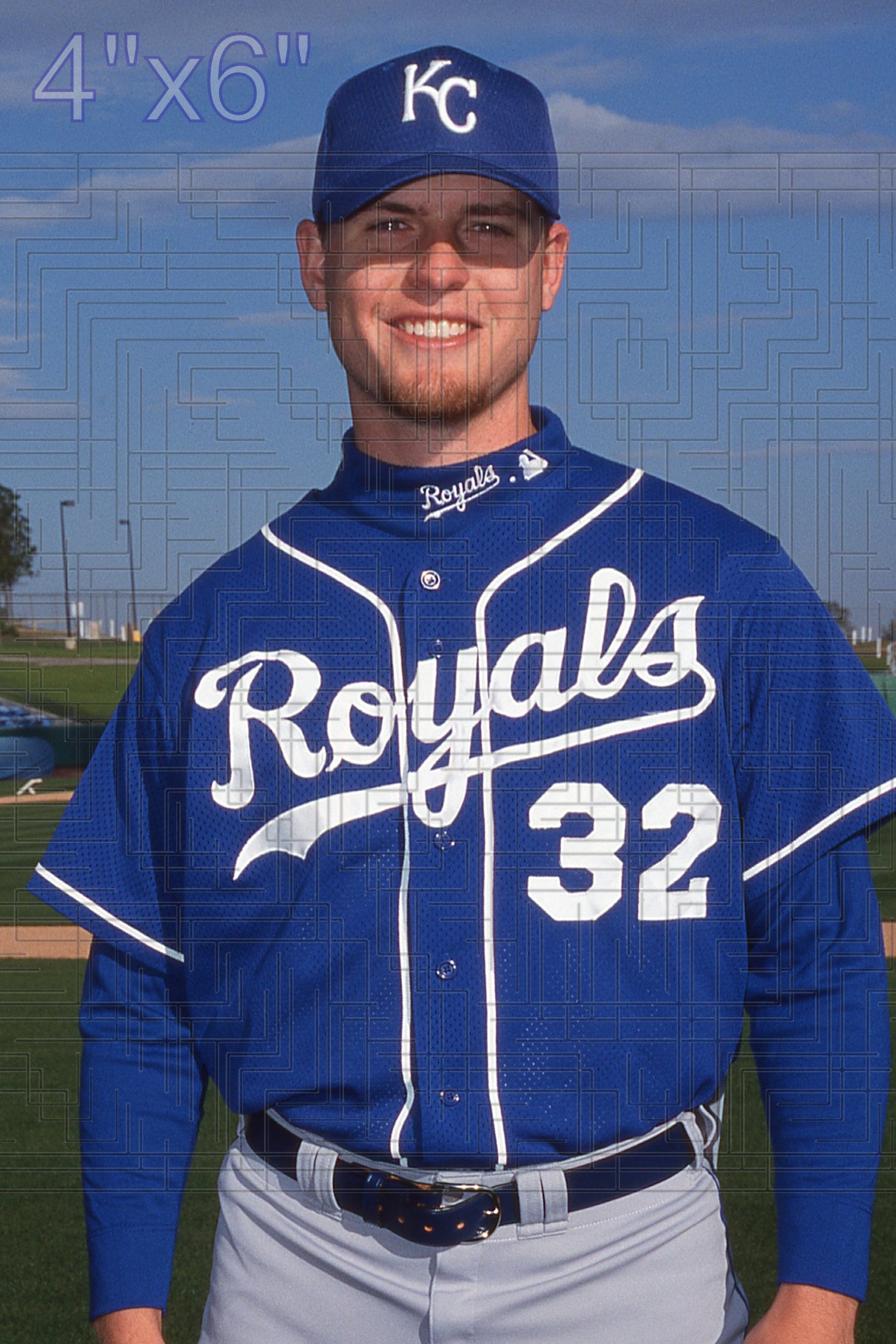 Chris George - 2002 Kansas City Royals - choose a size & style