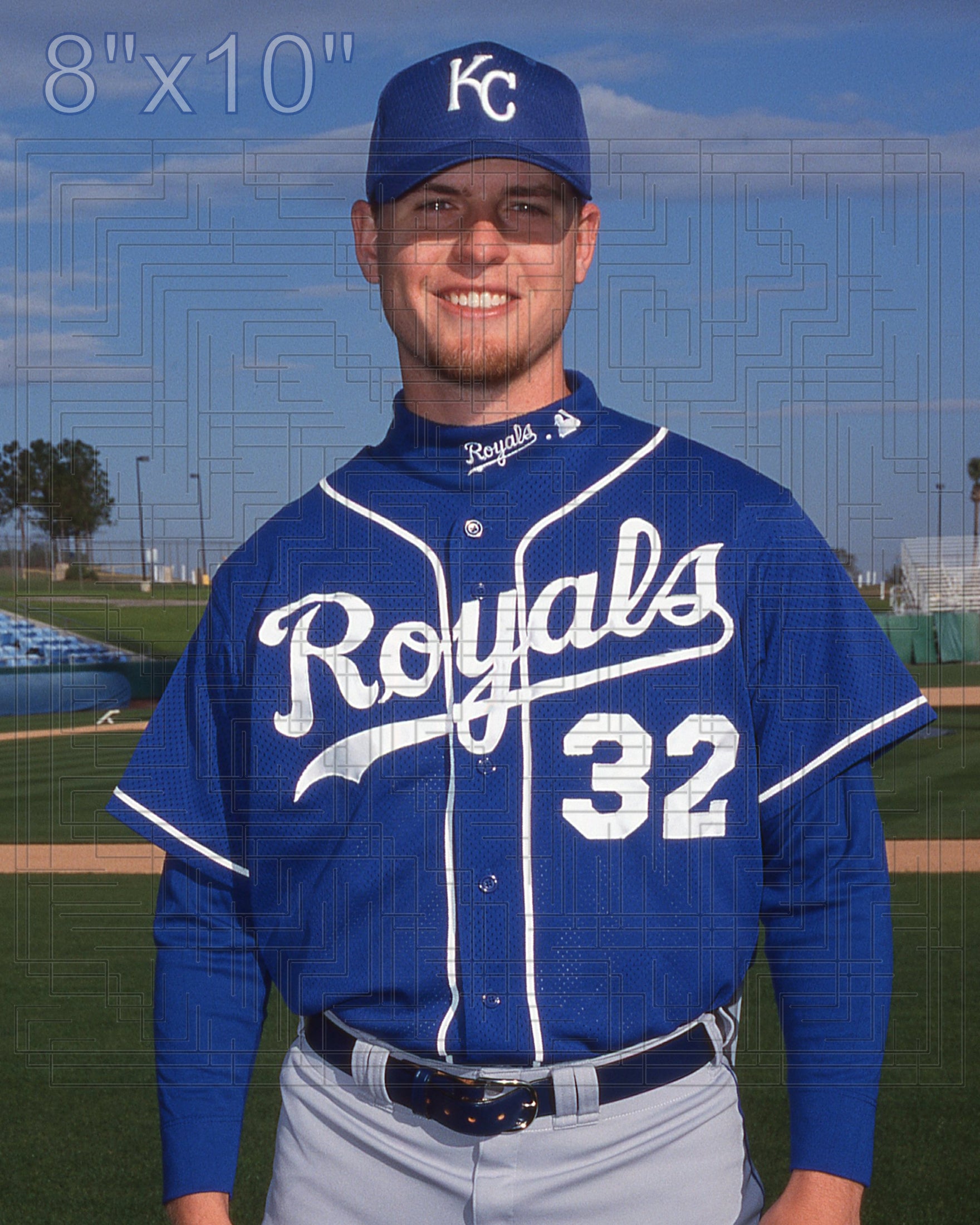 Chris George - 2002 Kansas City Royals - choose a size & style