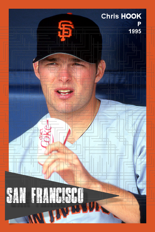 Chris Hook - 1995 San Francisco Giants - choose a size & style