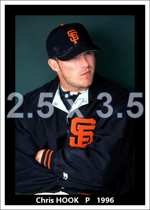 Chris Hook - 1996 San Francisco Giants - choose a size & style