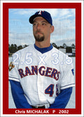 Chris Michalak - 2002 Texas Rangers - choose a size & style