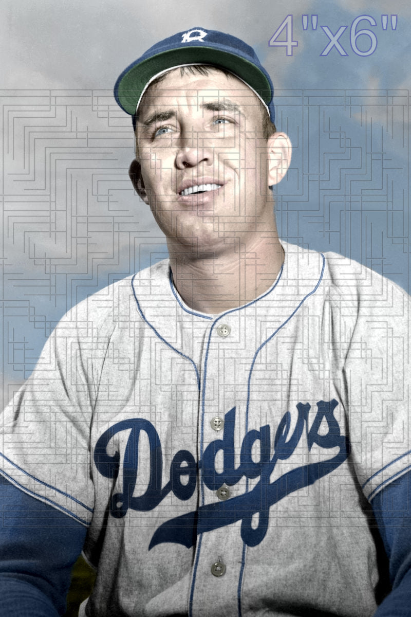 Chris Van Cuyk - 1951 Brooklyn Dodgers - choose a size & style