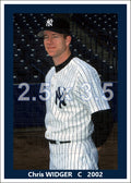 Chris Widger - 2002 New York Yankees - choose a size & style