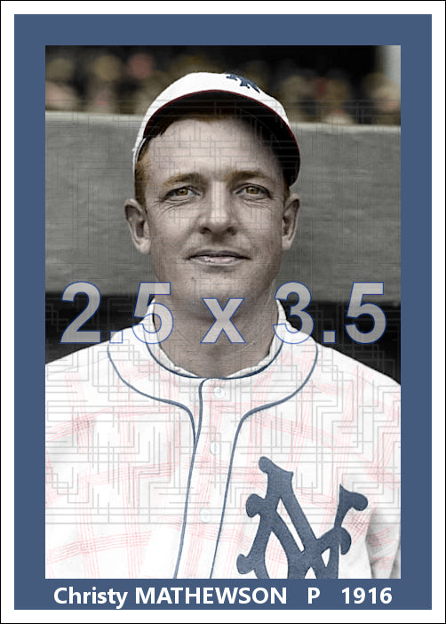 Christy Mathewson - 1916 New York Giants - choose a size & style