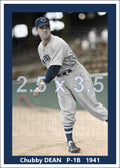 Chubby Dean - 1941 Cleveland Indians - choose a size & style