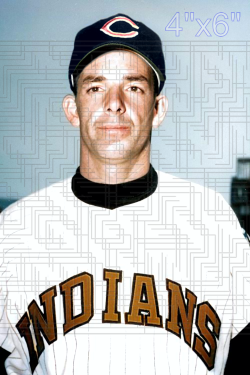 Chuck Churn - 1958 Cleveland Indians - choose a size & style