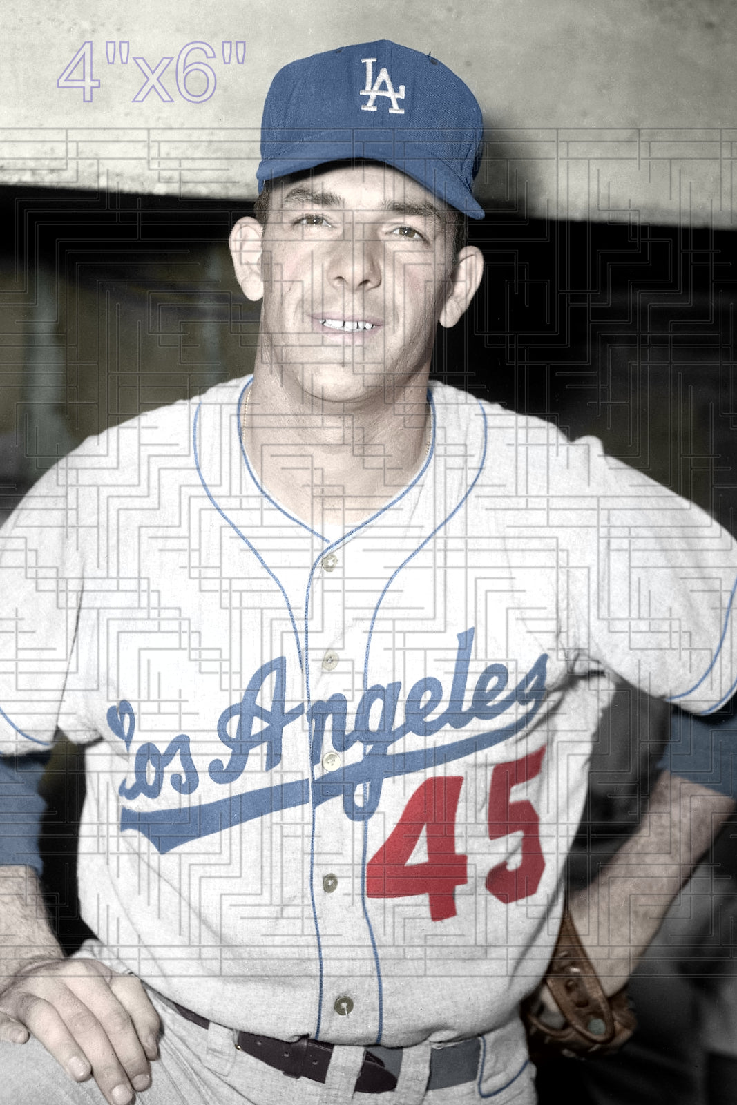 Chuck Churn - 1959 Los Angeles Dodgers - choose a size & style
