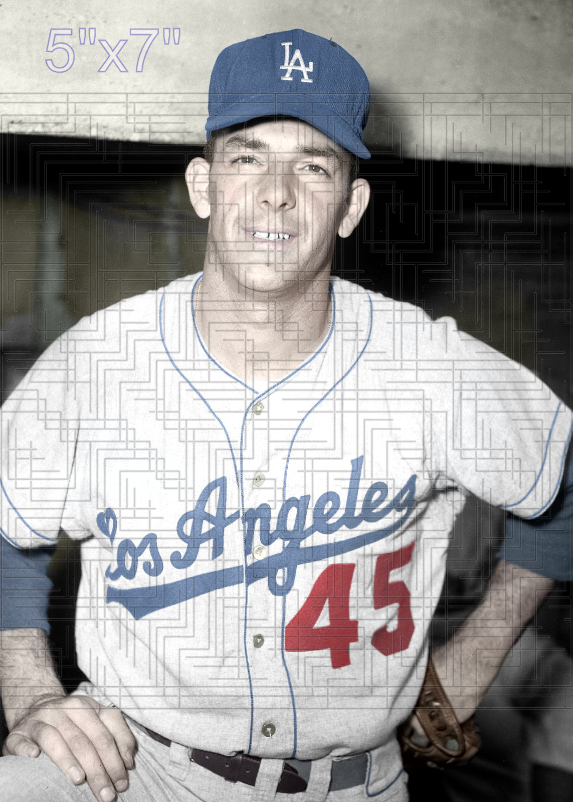 Chuck Churn - 1959 Los Angeles Dodgers - choose a size & style
