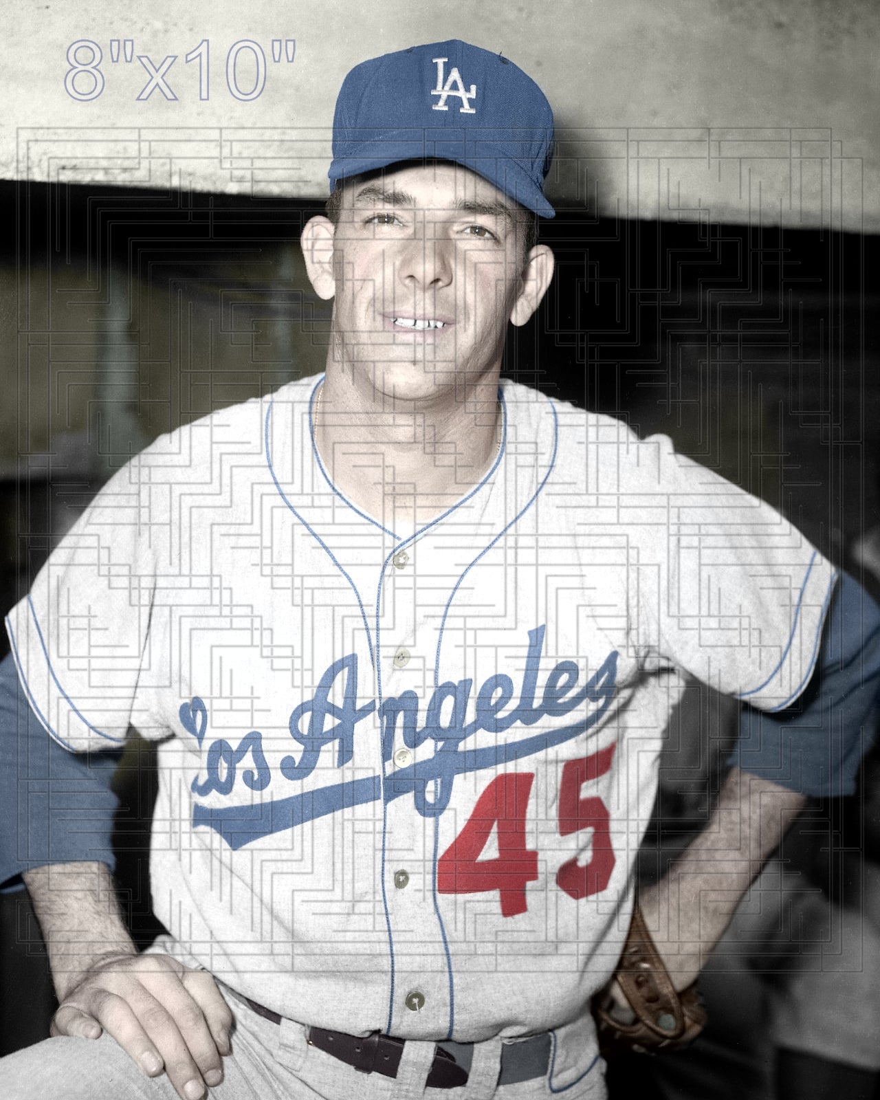 Chuck Churn - 1959 Los Angeles Dodgers - choose a size & style