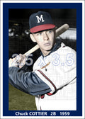 Chuck Cottier - 1959 Milwaukee Braves - choose a size & style