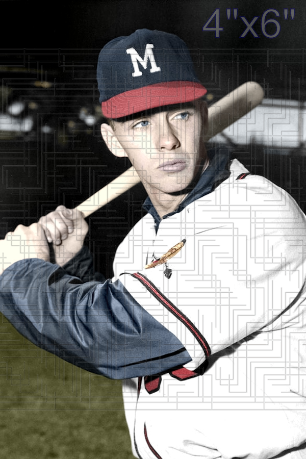 Chuck Cottier - 1959 Milwaukee Braves - choose a size & style