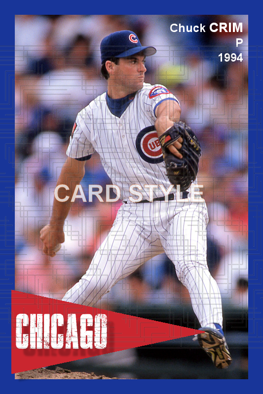Chuck Crim - 1994 Chicago Cubs - choose a size & style
