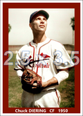 Chuck Diering - 1950 St. Louis Cardinals - choose a size & style