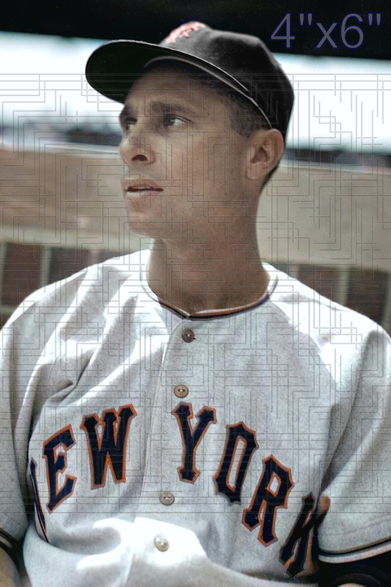 Chuck Diering - 1952 New York Giants - choose a size & style