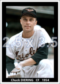 Chuck Diering - 1954 Baltimore Orioles - choose a size & style