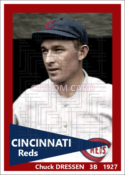 Chuck Dressen - 1927 Cincinnati Reds - choose a size & style
