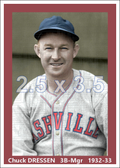 Chuck Dressen - 1932-33 Nashville Vols - choose a size & style