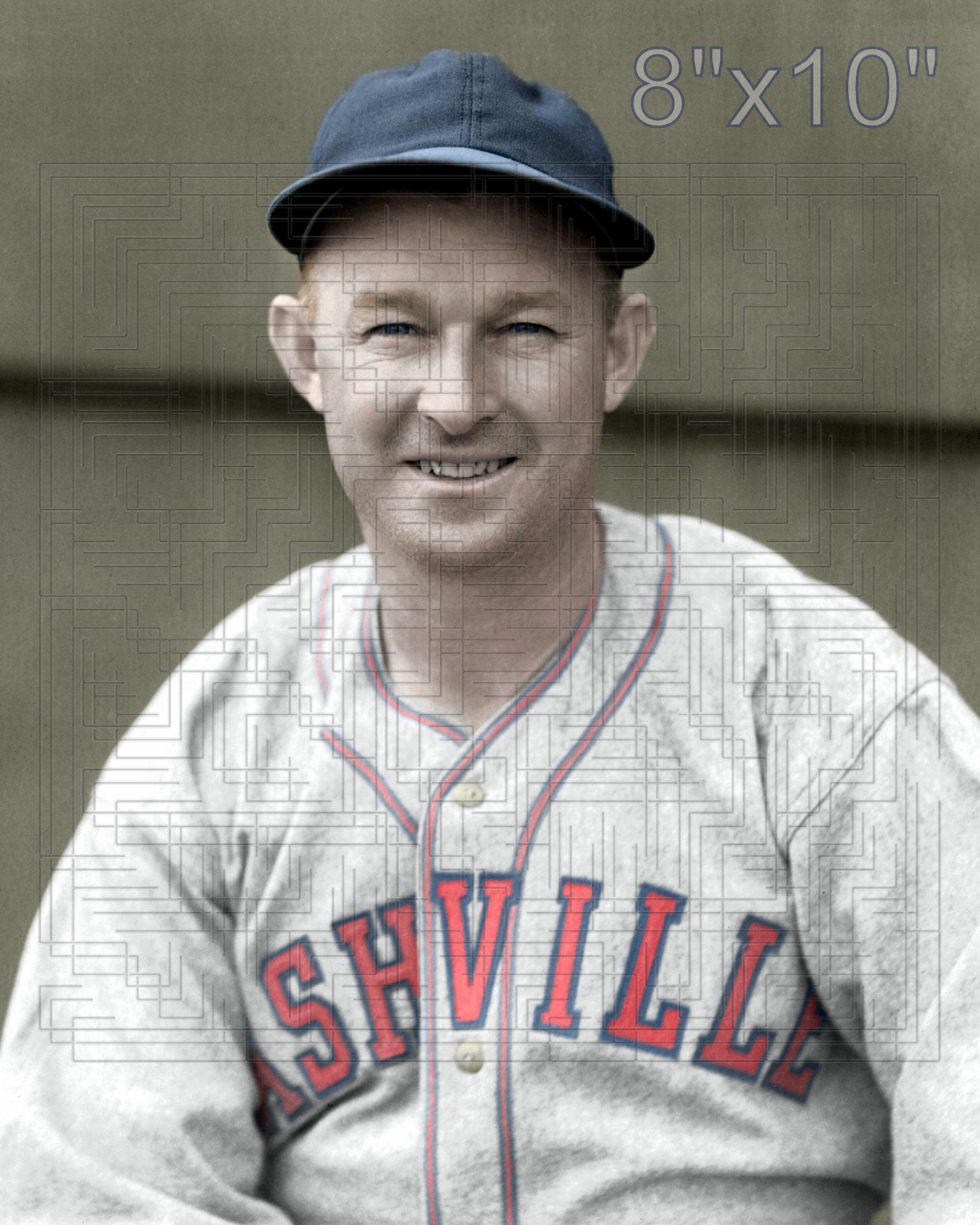Chuck Dressen - 1932-33 Nashville Vols - choose a size & style