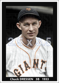 Chuck Dressen - 1933 New York Giants - choose a size & style