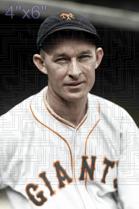 Chuck Dressen - 1933 New York Giants - choose a size & style