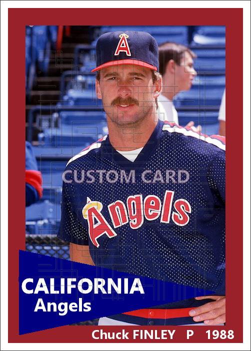 Chuck Finley - 1988 California Angels - choose a size & style