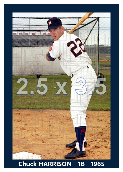 Chuck Harrison - 1965 Houston Astros - choose a size & style