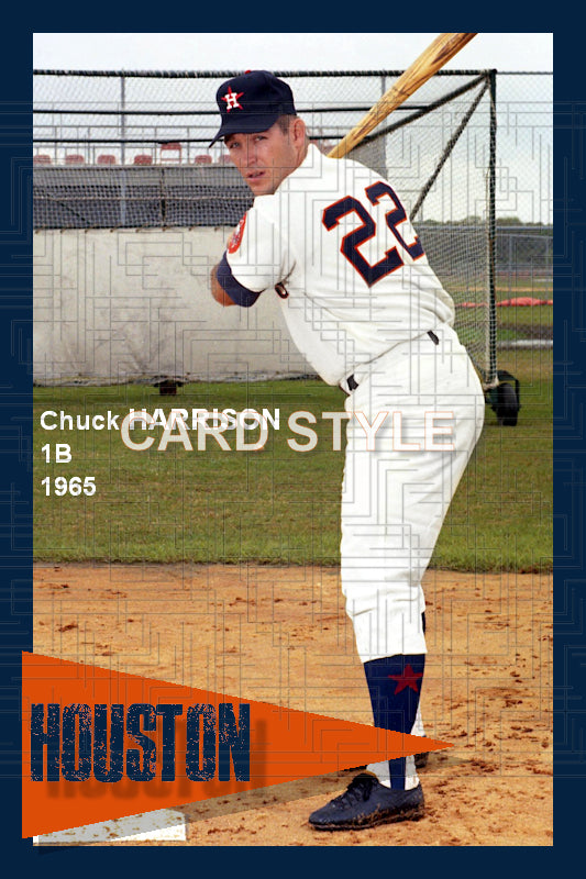 Chuck Harrison - 1965 Houston Astros - choose a size & style