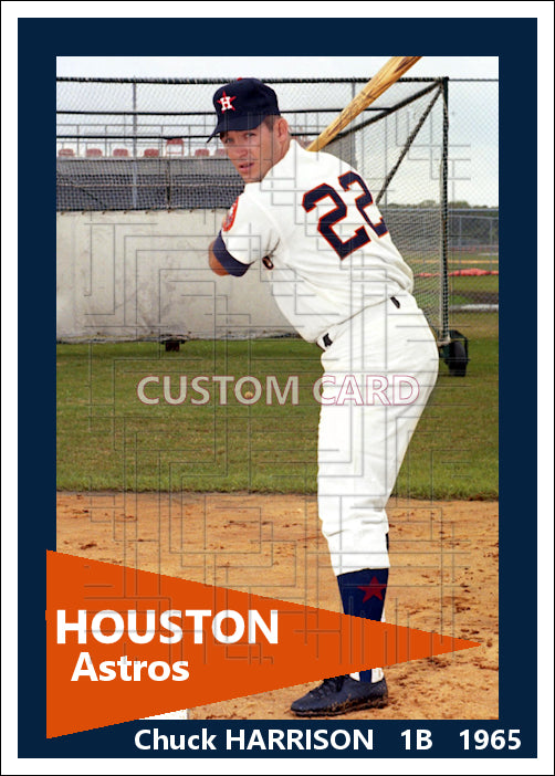 Chuck Harrison - 1965 Houston Astros - choose a size & style