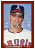 Chuck Hockenbery - 1975 California Angels - choose a size & style